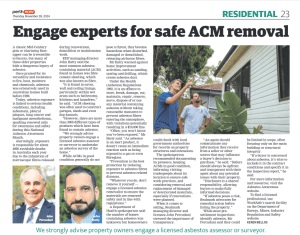 Article Extract - EDP Asbestos